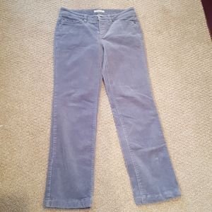 Corduroy gray jeans